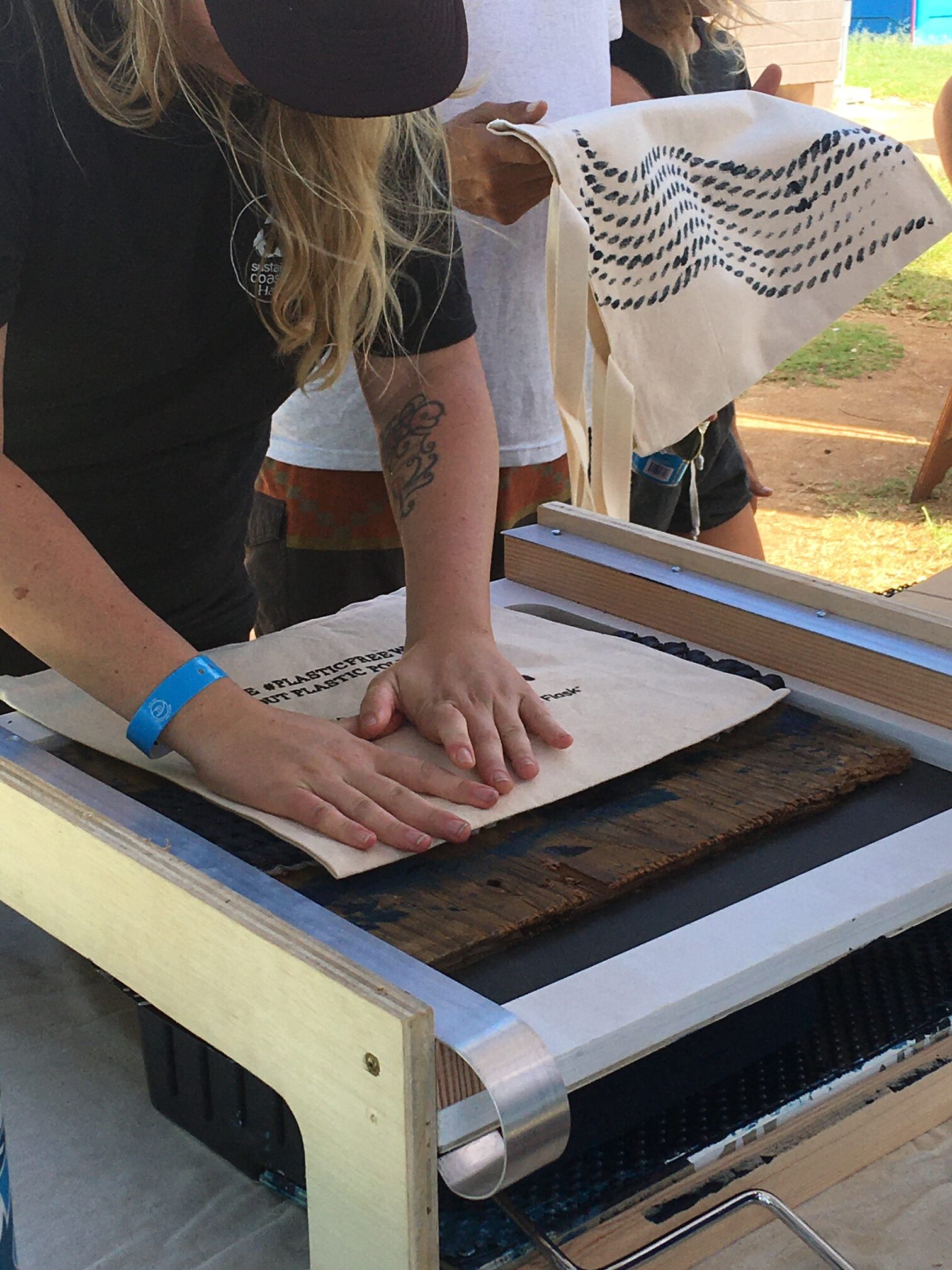 Beach Clean Up and Printmaking Activity